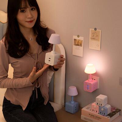 小夜灯婴儿卧室床头睡眠遥控台灯母婴月子专用喂奶护眼柔光插座灯