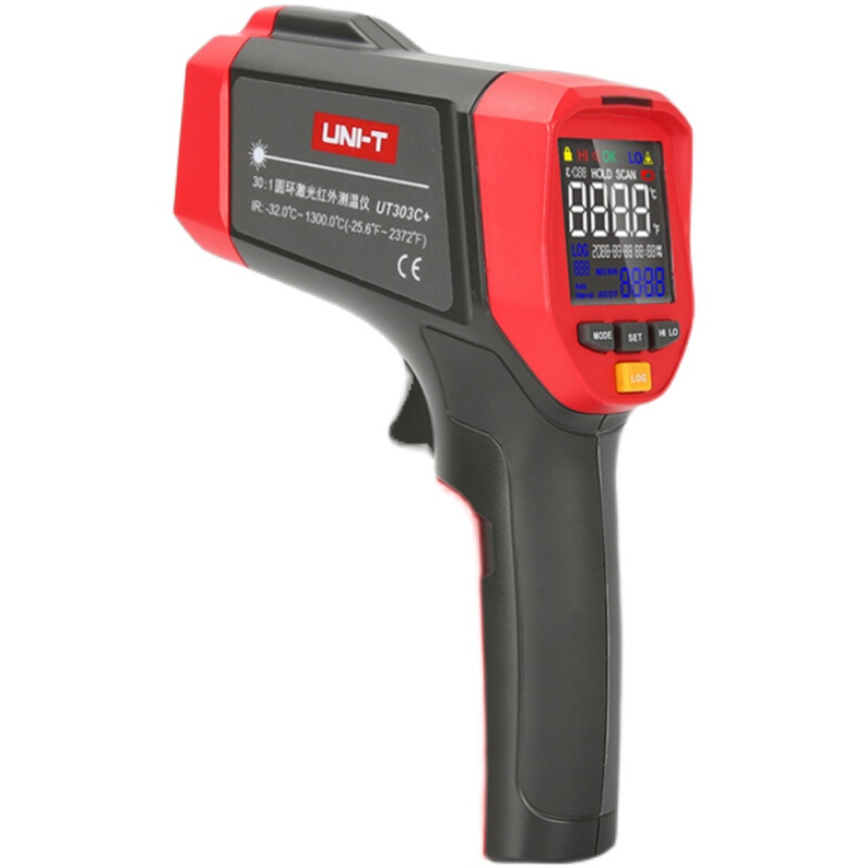 。优利德UT30B0S/303C红外线测温仪高精度工业测温枪水温油温温度