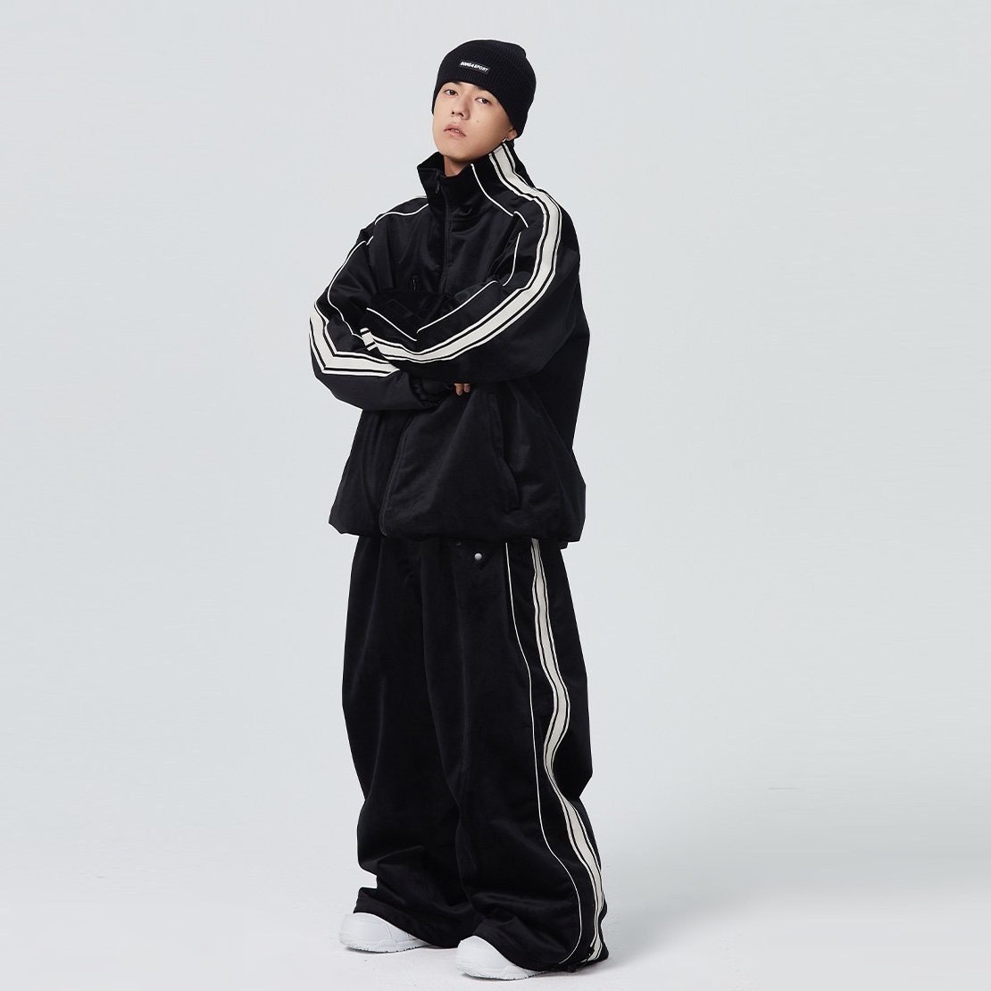 2023新款单板滑雪服宽松滑雪套装