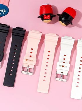 迪士尼Disney15103/15082电子学生运动手表原装橡胶配件适配表带