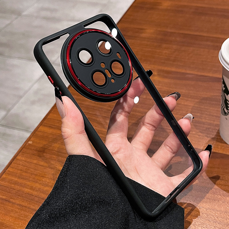 适用于华为mate70手机壳mate70pro透明保护套新款mate70pro+一体支架带镜头膜mt70支点全包防摔男女高级硬壳