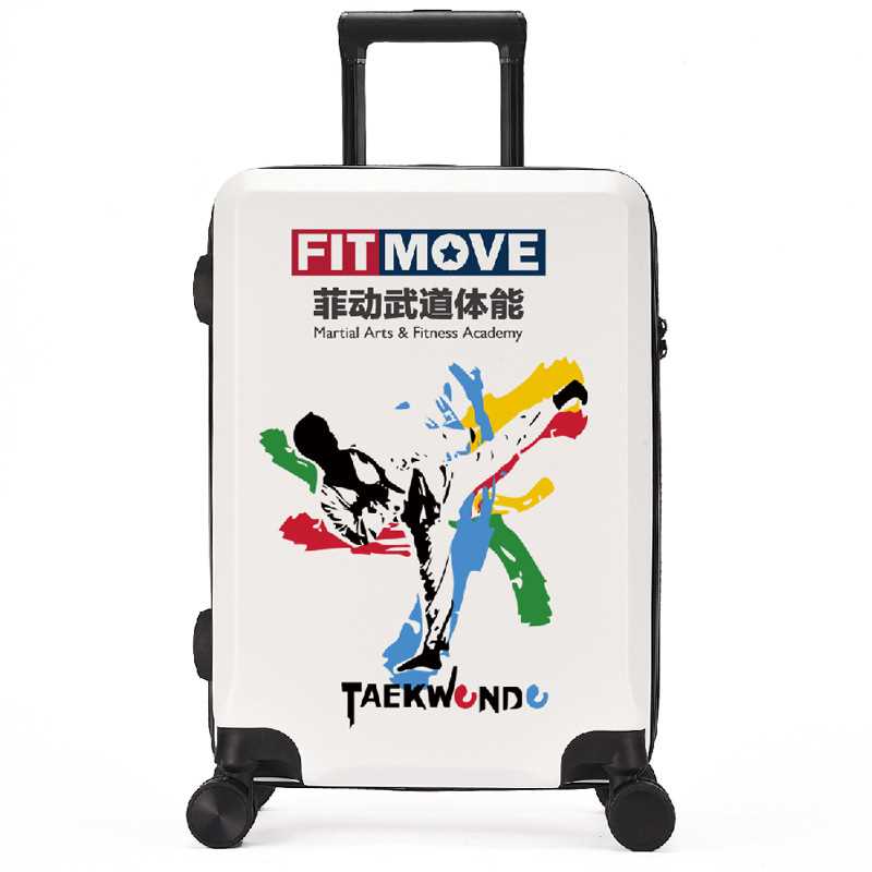 拉杆箱礼品定制企业logo印制图案20/24/26寸万向轮密码锁旅行箱17