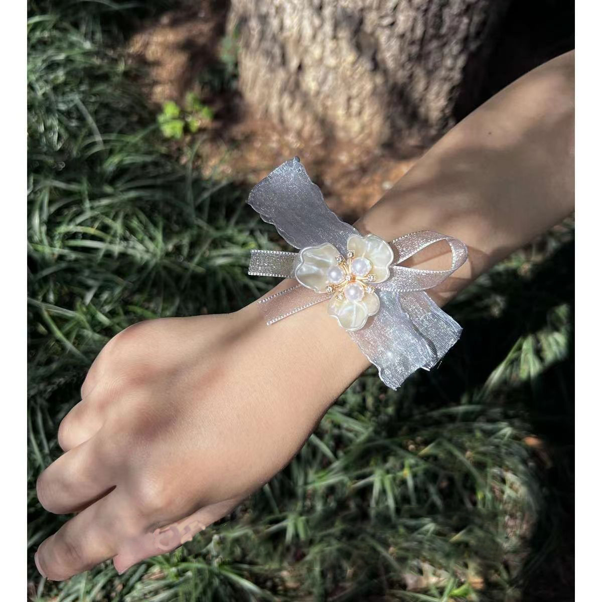 韩式唯美伴娘手腕花婚礼新