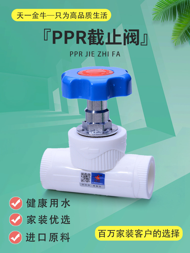 天一 金牛 PPR截止阀 PPR阀门 20 4分 25 6分 32 1寸 ppr水管配件