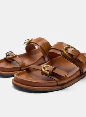 women flat slippers beach sandals 女沙滩平底凉鞋厚底凉拖鞋