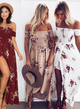 Summer Long Dress For Women Maxi Sexy Ladies Party Dresses