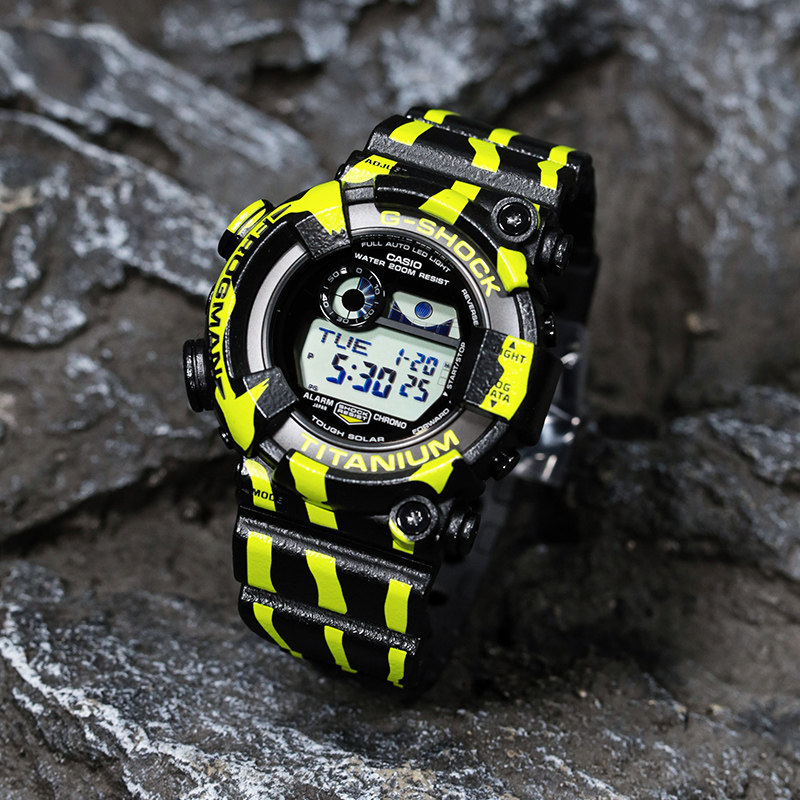卡西欧G-SHOCK手表男蛙人西瓜皮箭毒蛙太阳能运动潜水GW-8200TPF,手表,日韩腕表,淘宝优惠券,粉丝福利购,淘宝优惠卷