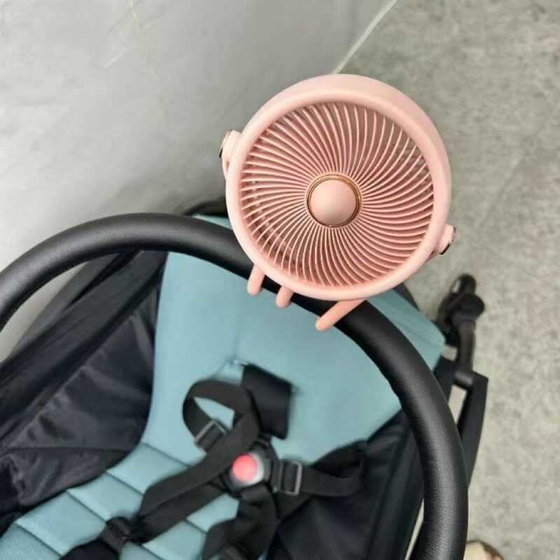 婴儿推车专用八爪鱼摇头小风扇