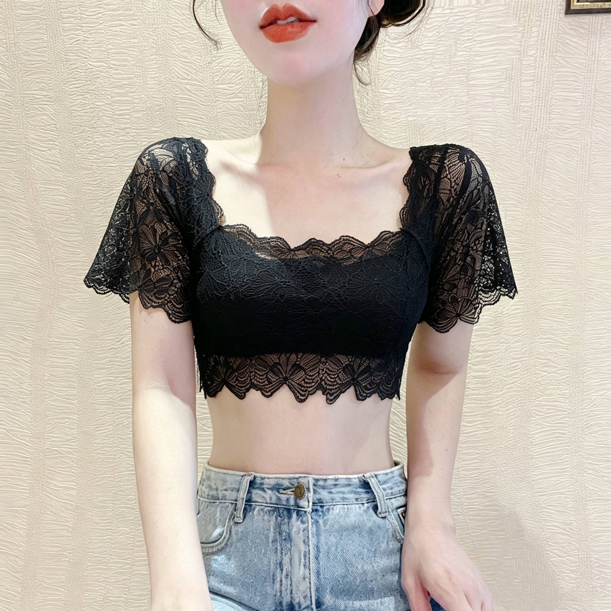 吊带裙内搭短袖抹胸防走光背心女
