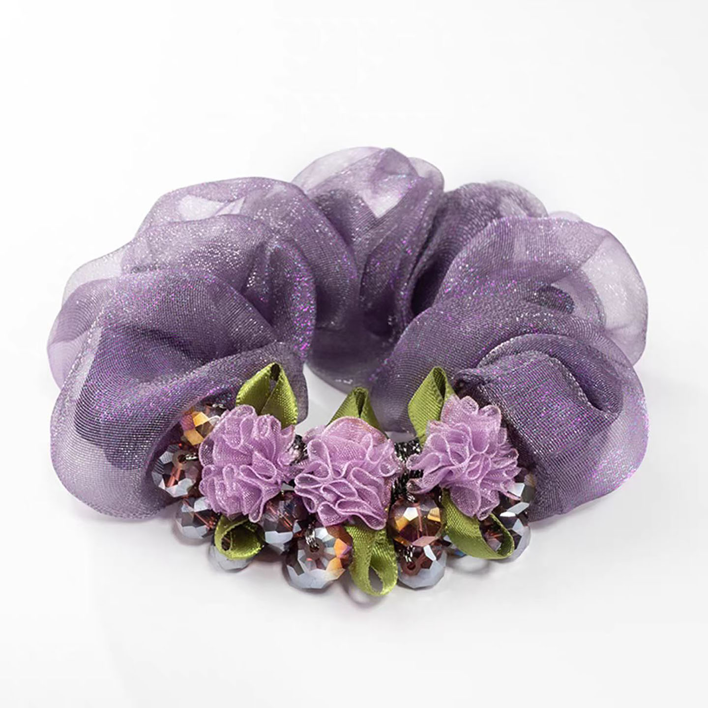 紫藤花高级感大肠发圈女