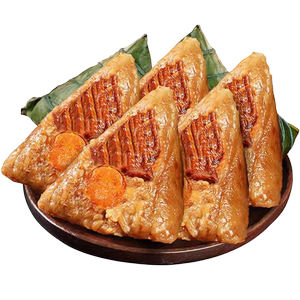 鲜肉粽子嘉兴风味特产蛋黄肉粽板栗味早餐速食充饥端午节散装粽子