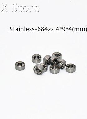 Stainless steel bearing 10PCS S684ZZ 4*9*4(mm) free shipping