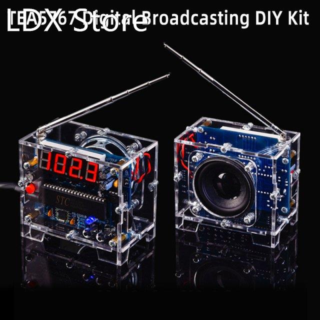 FM Radio DIY Kit TEA5767 87MHz-108MHz FM Radio Receiver DC 5