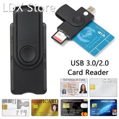 Hot Sale USB 3.0 2.0 Smart Card Reader Micro SD TF Memory ID
