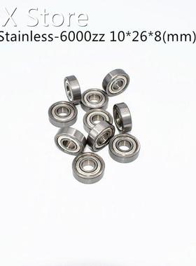 Stainless steel bearing 10PCS S6000ZZ 10*26*8(mm) free shipp