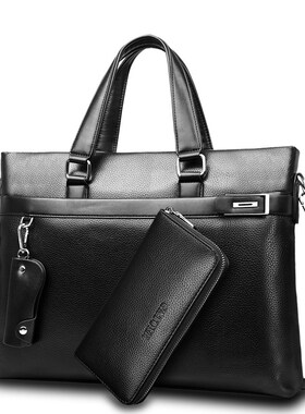 Promotions New Fashion Bag Men Briefcase PU Leather Men Bag