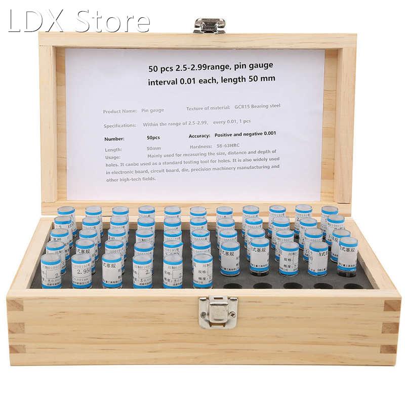 2.5-2.99 Gauge Pin Assortment Easy to Use 2.5-2.99 Pin Gauge