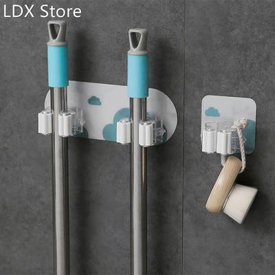 1PC 2 Styles Cloud Wall Mounted Mop Umbrella Holder Brush Br