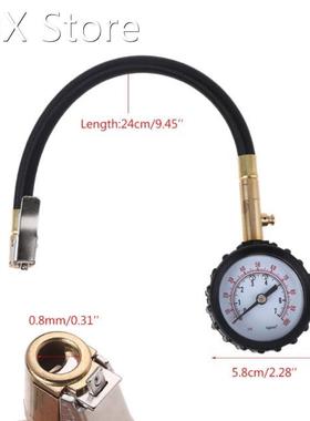 Tire Deflator 0-100psi - Glows in Dark, Bonus: Valve Caps, V