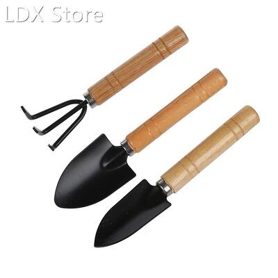 Hollow Out Doublet Shovel Beaker Handle Wooden Iron Gardenin