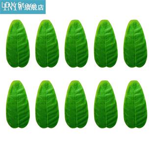 10PCS Monstera Plant Placemats Heat-Proof Table Mats Simulat