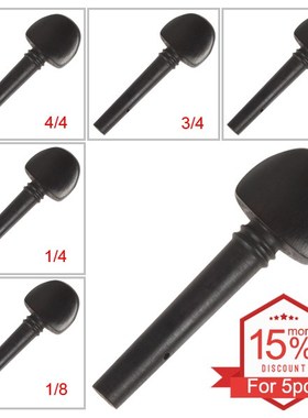 Ebony Wood Violin Tuning Peg with 5 Different Sizes Suitable