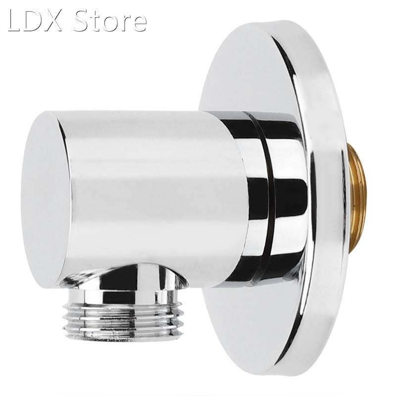 Household Brass Wall-Mounted Shower Hose Connector Wall Elbo