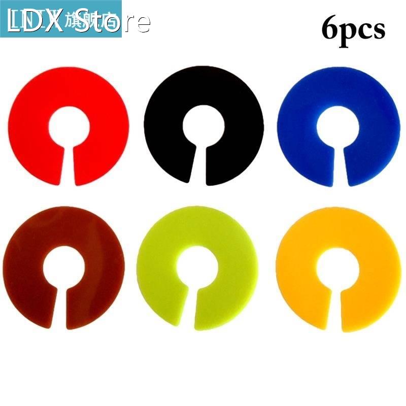 6pcs/set Creative Wine Glass Charm C Shape Silicone Wine Gla