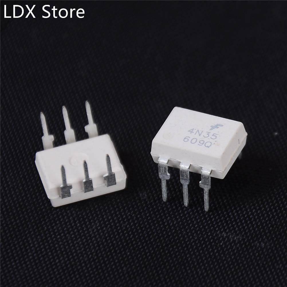 5pcs/lot white 4n35 dip6 dip photoelectric coupler component