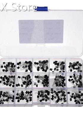 New Arrival 300Pcs 15 Values TO-92 Transistors Pack Transist