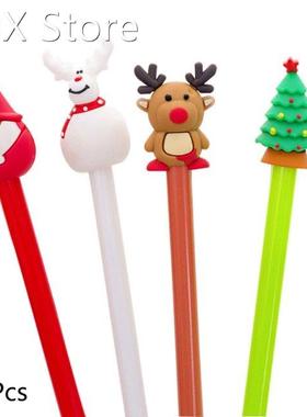 Pack of 40Pcs Christams Gel Pen Cartoon Black Gel Pen Kit wi