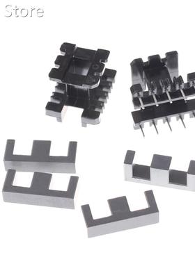 5Sets PC40 Ferrite Core Vertical 10 Ferrite Halves + 5 Bobbi