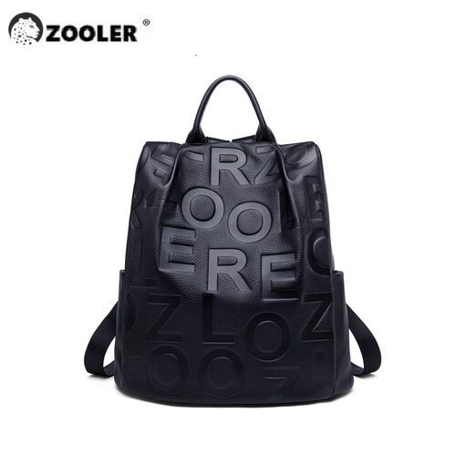 ZOOLER High Quality Genuine Leather Backpack Women's Bag 20