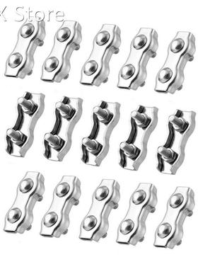 15Pcs Poly Rope Connector,Wires Splicer Wire Cable Clamp Con