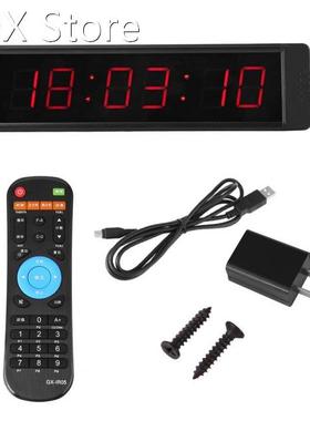 LED Remote Wall Clock Stopwatch Interval Timer Prescise Elec