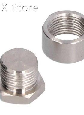 O2 Oxygen Sensor Plug Nut Welding Kit Iron Electroplated Nic