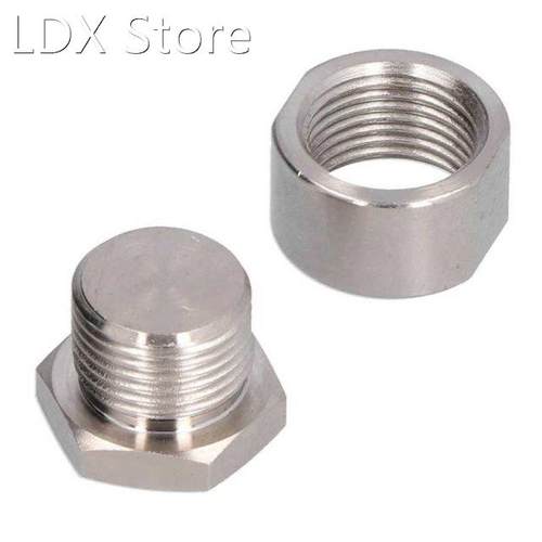 O2 Oxygen Sensor Plug Nut Welding Kit Iron Electroplated Nic