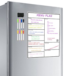 Whiteboard-Calendar Weekly-Planner-Board Refrigerator Fridge