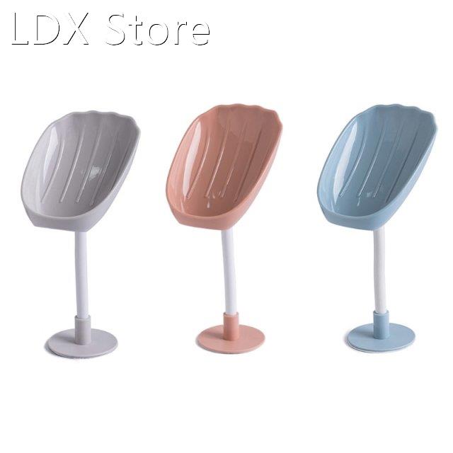 Self-draining Soap Dishes Sponge Holder for Bathroom & K