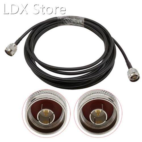 N Male to N Male Plug Connector ALSR200 LMR200 Coaxial Cable