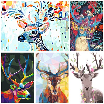 Paint By Number for Adults DIY Coloring By Numbers Painting