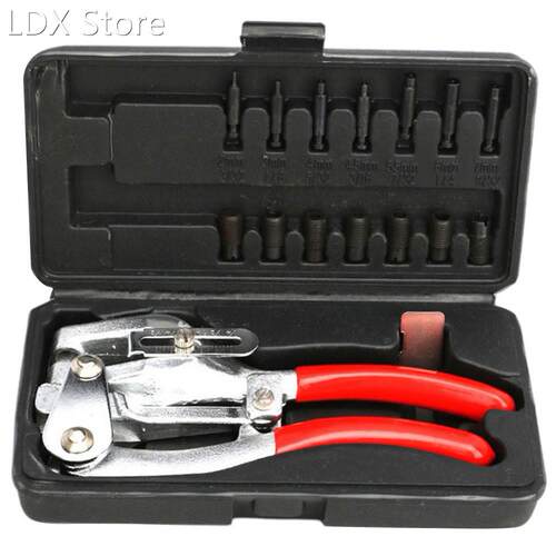 Metal Hole Punch Pliers Heavy Duty Hand-Held Tool Stainless