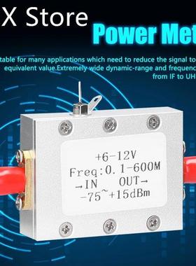 6-12V 0.1-600M -75~+15dBm Power Meter Logarithmic Detection
