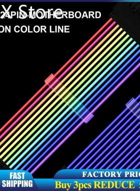 PSU Extension Cable Addressable RGB ATX 24Pin PCIe GPU Dual