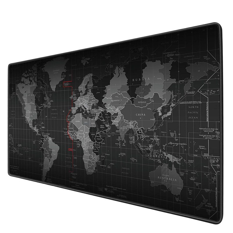 Mouse-Pad Keyboard World-Map Gaming Large Laptop Desktop Rub