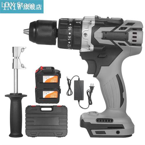 Cordless Drill Driver 2Pack 21V 6.0A Batteries Torque 200N.m