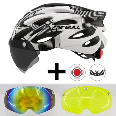 Cairbull ltralight Cycling Helmet With Removable Visor Goggl