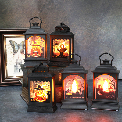 Decorative Halloween Led Candles Tea Light Vintage Castle