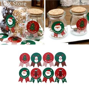 96PCS New Christmas Label Gift Package Sealing Paper Sticker
