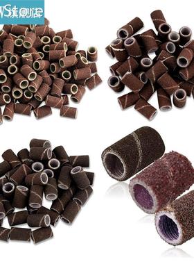 100Pcs Drum Sanding Kit 80# 120# 180# Nail Drill Bits Abrasi